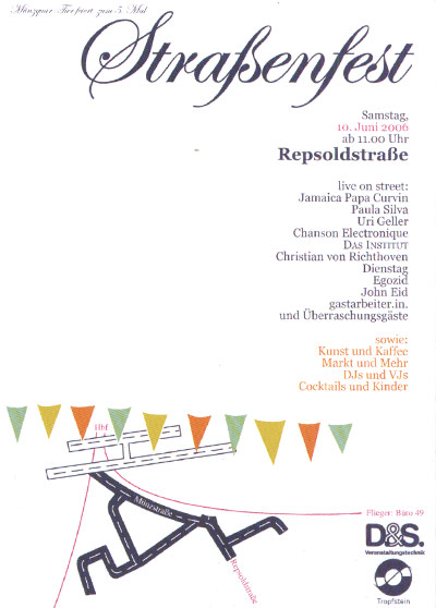 Flyer Münzplatz-Festival.