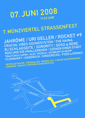 Plakat Münzplatz-Festival.