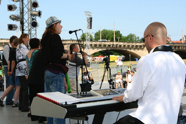 Rosi und die Knallerbsen auf dem Kirchentag in Dresden 17