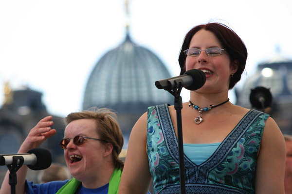 Rosi und die Knallerbsen auf dem Kirchentag in Dresden 21