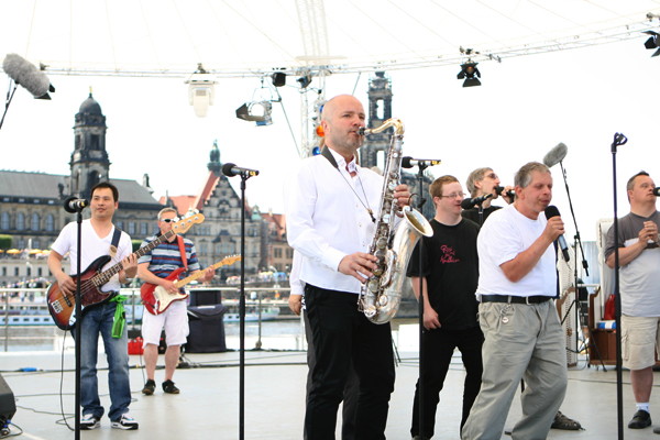 Rosi und die Knallerbsen auf dem Kirchentag in Dresden 22