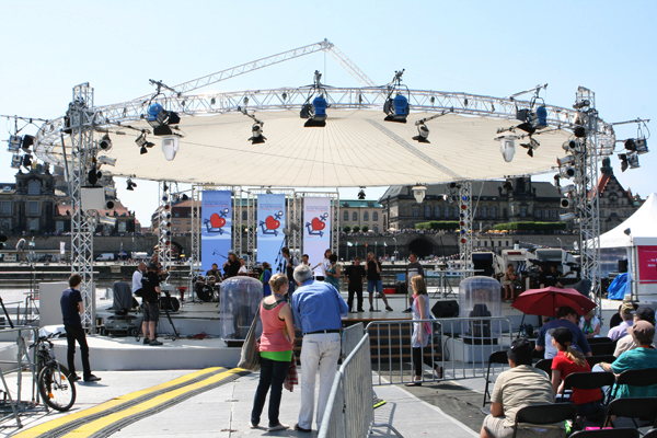 Rosi und die Knallerbsen auf dem Kirchentag in Dresden 23