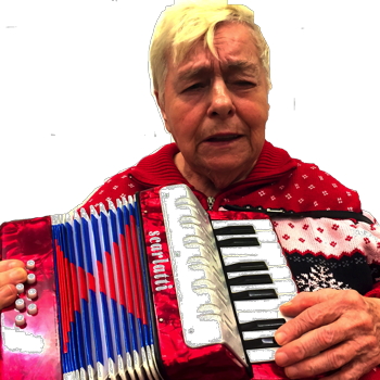 Jutta - Akkordeon und Gitarre